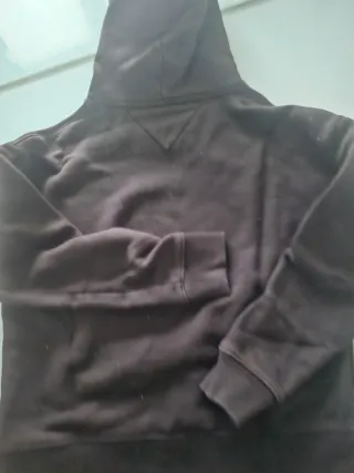 Felpa Tommy Hilfiger donna nera cuore