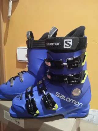 Botas de esquí Salomon azules talla 36