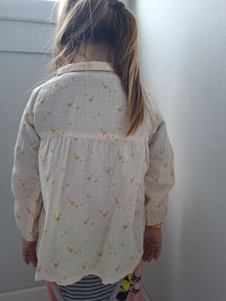 Blusa infantil estampado patitos 36 meses