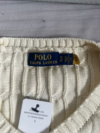 Maglione Polo Ralph Lauren Bianco Taglia S