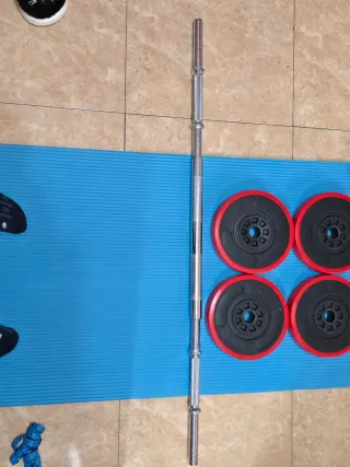 -Disco de pesa 4 x 1.25 kg y 4 x 2.5 kg