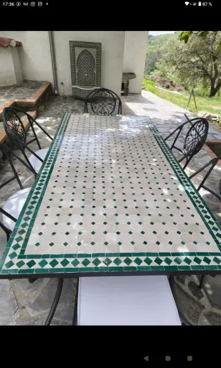 Mesa Mosaico Exterior/Interior Cerámica