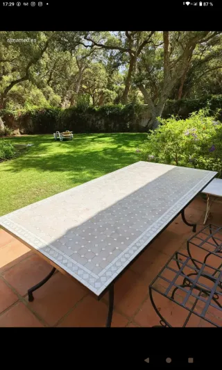 Mesa Mosaico Exterior/Interior Cerámica