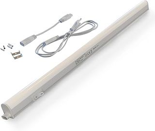 BRILONER - Luz Cocina Bajo Mueble, Color Blanco, 57,3 x 2,2 x 3 cm, Incl. 1 x LED 8W 800Lm 4.000K, Cable Incluido, Luz Bajo Mueb