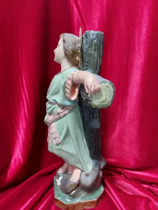 Niño Jesús en Cruz Olot 31 cm