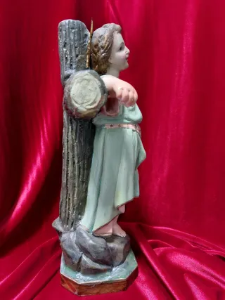 Niño Jesús en Cruz Olot 31 cm