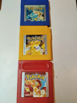 Pack 3 Juegos Pokémon Game Boy