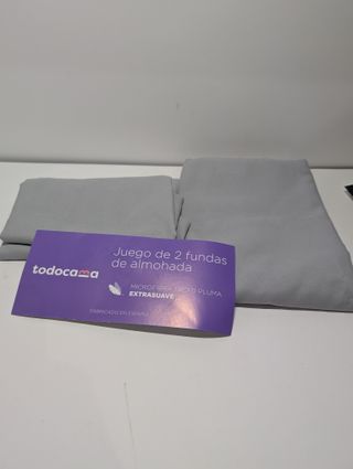 Todocama – Juego de 2 Fundas de Almohada, Microfibra Extra Suave, hipoalergénicas