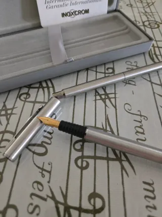 Conjunto Inoxcrom 77 Slim - Caneta + Esferográfica