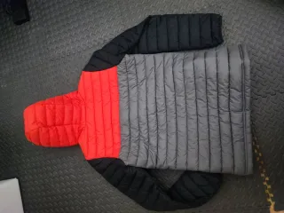 Cazadora Columbia niño naranja y gris