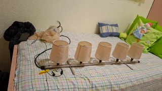 Lámpara de techo beige