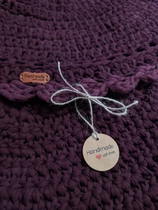 Alfombra ovalada Burdeos