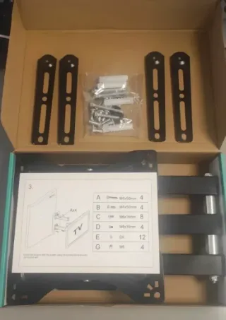 SOPORTE TV EXTENSIBLE-INCLINABLE HASTA 55" A ESTRE