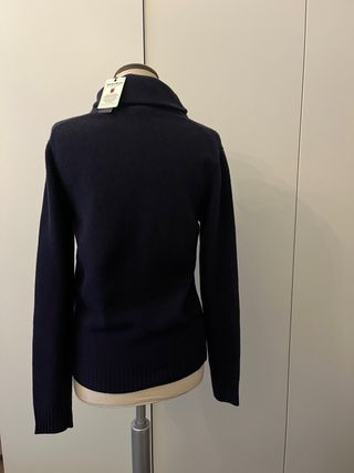 Maglione Woolrich Uomo 100% Lana Blu