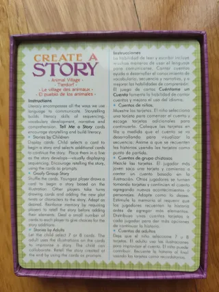 Eeboo Create a Story Cards Animal Village