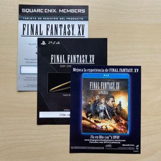 Papelería Final Fantasy XV PS4