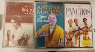 Lote 3 Casetes: Lole y Manuel, Antonio Machín, Los