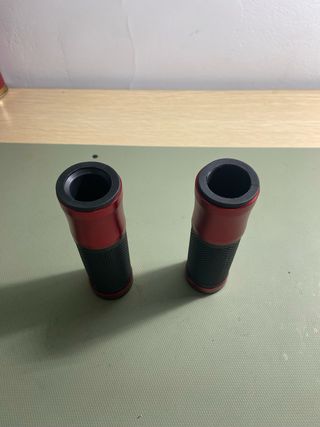 Puños Moto Universales Rojos