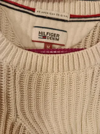 Jersey punto Tommy Hilfiger mujer beige T M