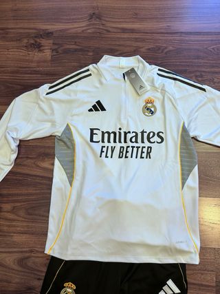 Chándal Real Madrid Adidas Blanco y Negro
