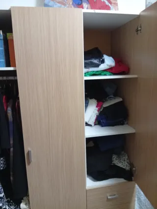 Armario 3 puertas madera