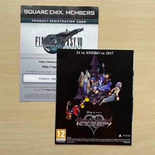 Papelería Final Fantasy VII Remake PS4