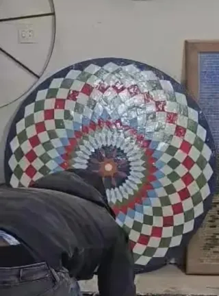 Mesa de centro por interiores y exteriores