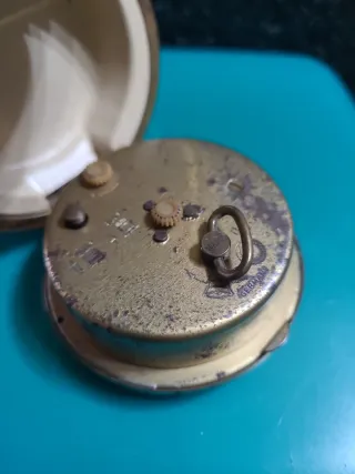 Antiguo Reloj despertador de viaje Europa