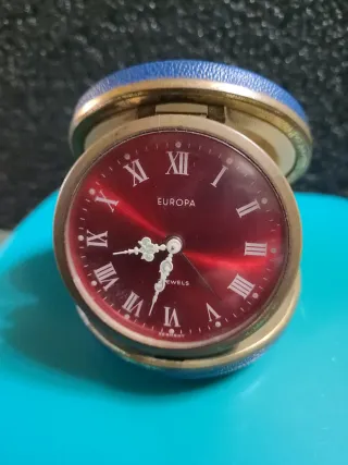 Antiguo Reloj despertador de viaje Europa