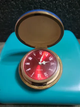 Antiguo Reloj despertador de viaje Europa