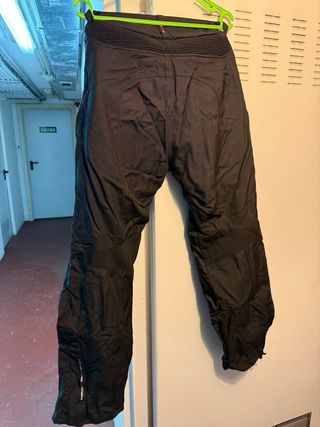 Traje de moto completo negro Hebo Corduroy