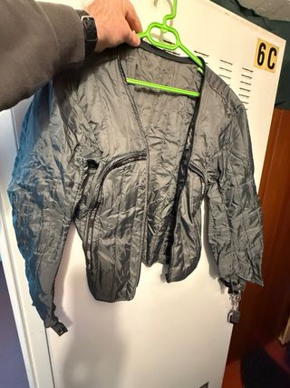 Traje de moto completo negro Hebo Corduroy