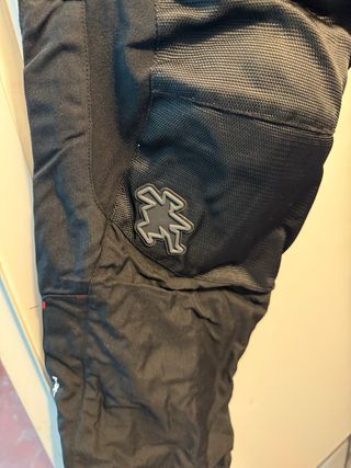 Traje de moto completo negro Hebo Corduroy