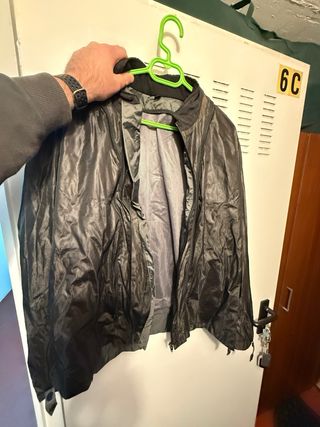 Traje de moto completo negro Hebo Corduroy