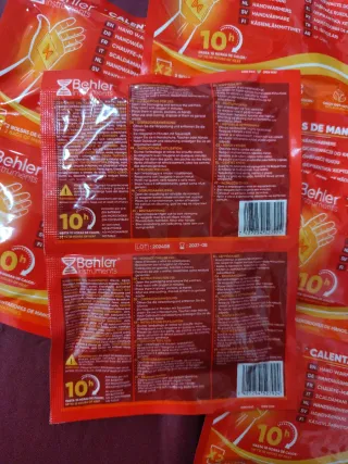 Behler Calentadores de Mano (12 ud.)