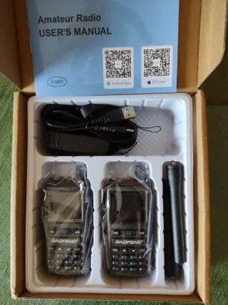 Pack 2 walkies mini largo alcance NUEVOS UHF VHF