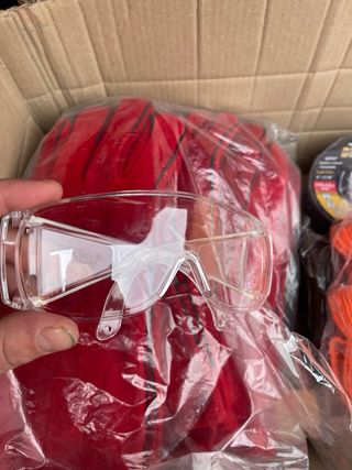 Gafas de protección laboral transparentes