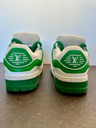 Louis Vuitton Trainer Maxi Uomo Verde Bianco 42
