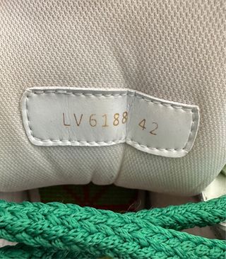 Louis Vuitton Trainer Maxi Uomo Verde Bianco 42