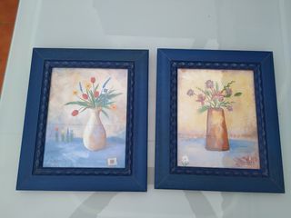 2 Marcos de madera para fotos