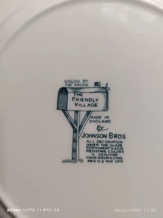 Colección Porcelana Inglesa JOHNSOS BROSS