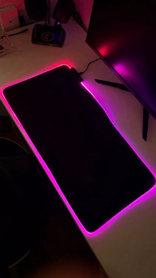 Alfombrilla mousepad Gaming RGB Escritorio