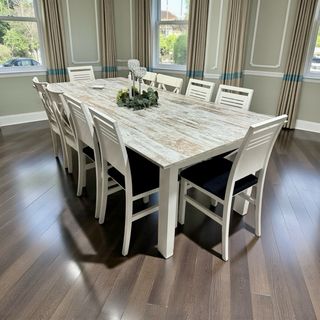 Mesa comedor 10-12 personas + 10 sillas