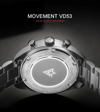 Reloj CADISEN Hombre Azul y Plateado