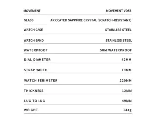 Reloj CADISEN Hombre Azul y Plateado