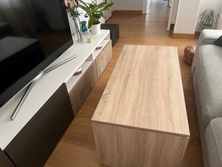Mueble TV Ikea BESTÅ + Mesa Elevable