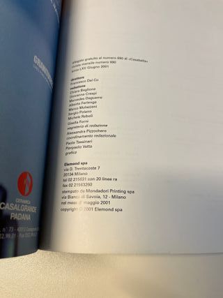 Milano 2001. Allegato al numero 690 di Casabella