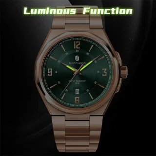 Reloj Sapphero Hombre Oro y Verde