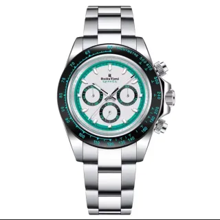 Reloj Automático Hombre RollsTimi Plata/Verde