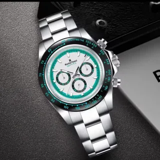 Reloj Automático Hombre RollsTimi Plata/Verde